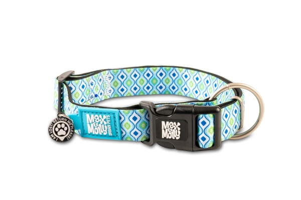 Max & Molly Smart ID Halsband - Retro Blue